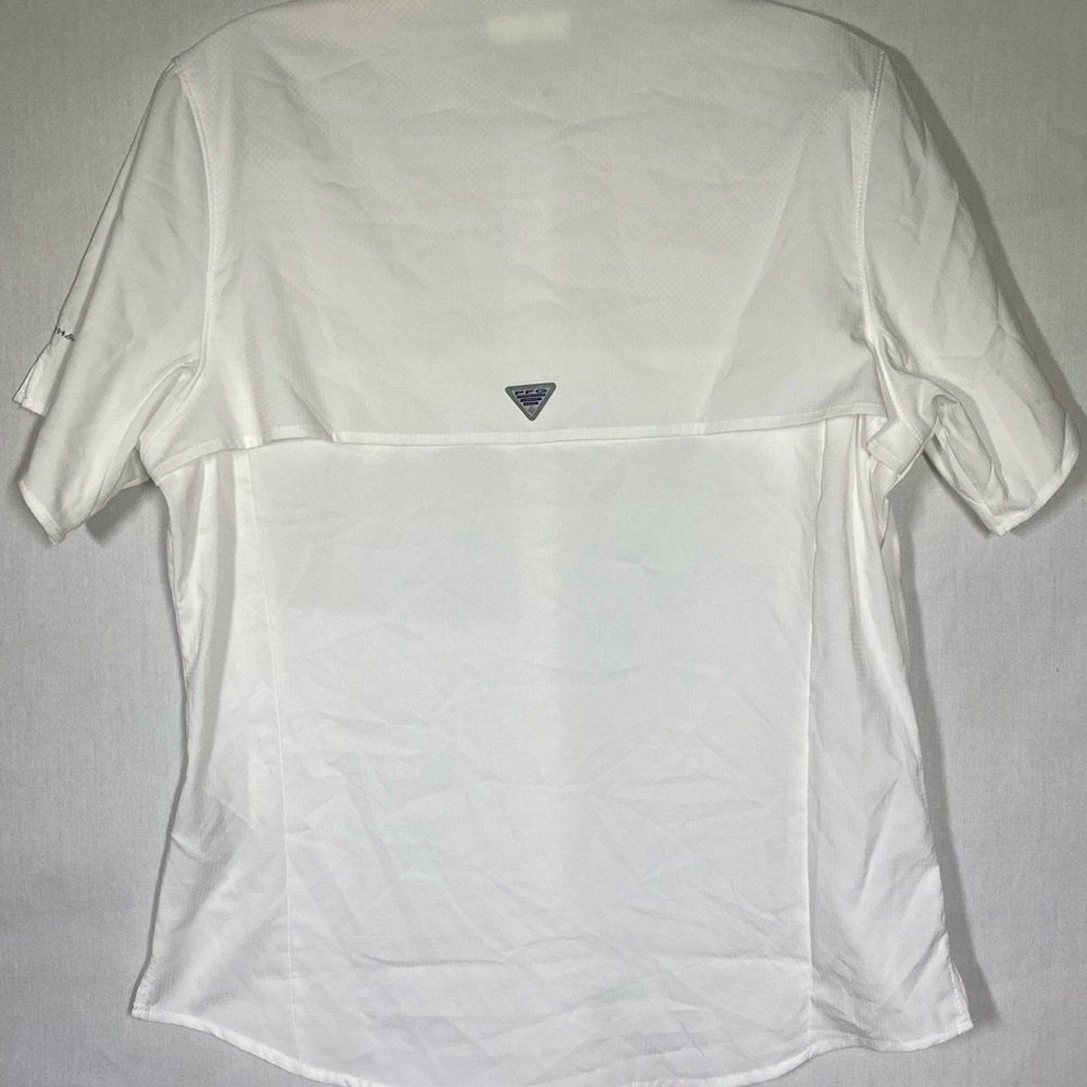 Columbia White Mesh Active short sleeve top - Picture 3 of 5